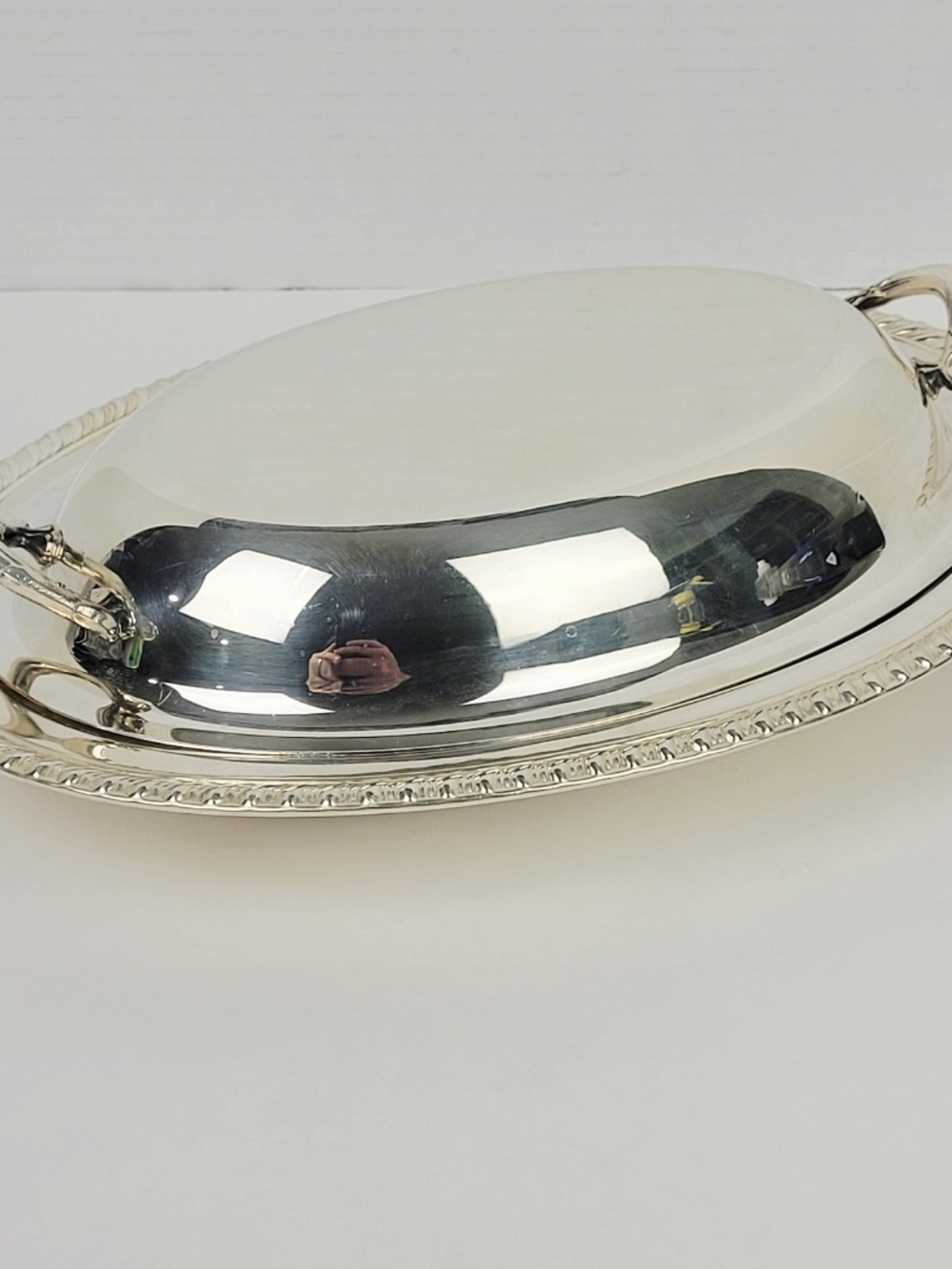 rag & bone Polished Silver Covered Serving Dish with Beaded Rim